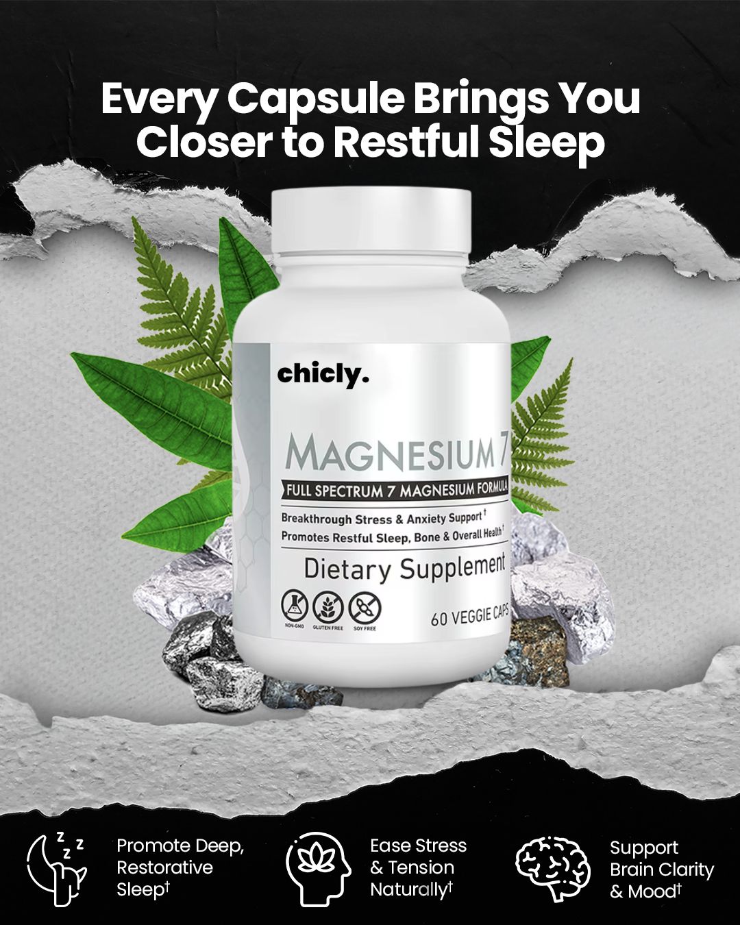 Magnesium 7 – For Stress Relief, Deep Sleep & Rejuvenated Energy